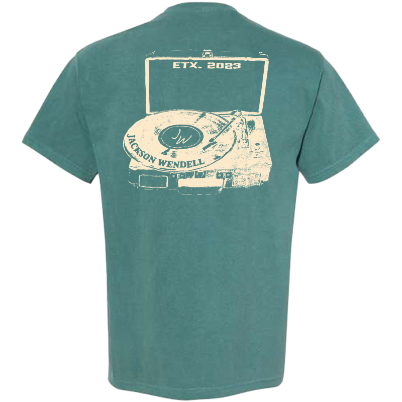 Jackson Wendell Vinyl Tee - Emerald